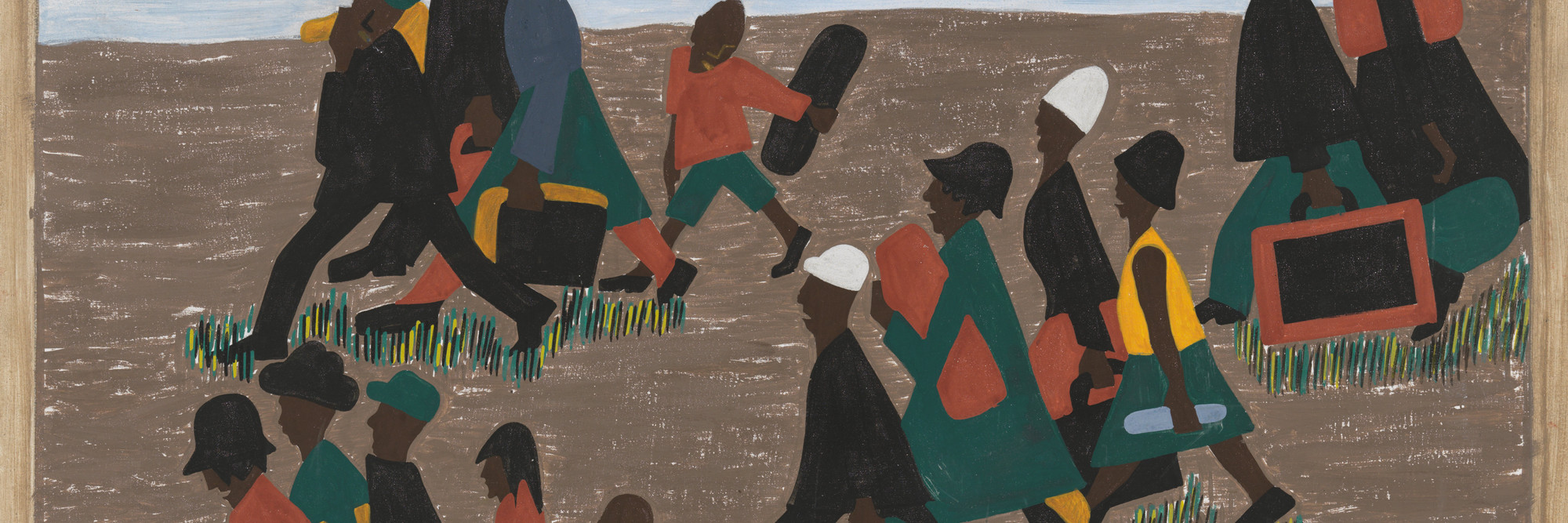 Jacob Lawrence ジェイコブ ローレンス アートプリント MOMA Jacob Lawrence Barber Shop Framed Print – MoMA Design Store